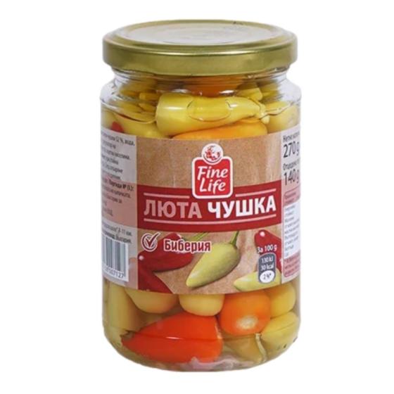 Люти чушки биберия Файн Лайф 4 x 270 гр