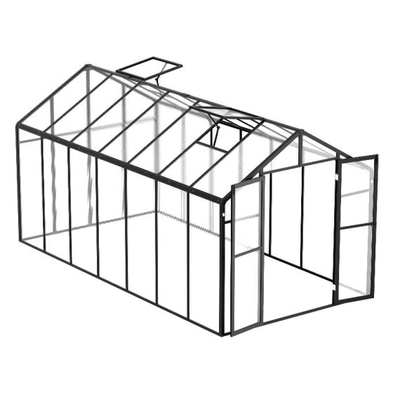 Поликарбонатна оранжерия с алуминиева рамка Vevor 236 x 346 x 207 см