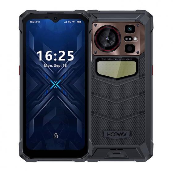 Удароустойчив смартфон HOTWAV W11 - 6.6 инча 6+6 RAM, 256 GB, кафяв