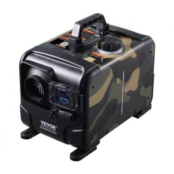 Дизелов нагревател 8kW Vevor 12V-24V, с Bluetooth и дистанционно управление, дисплей и CO аларма