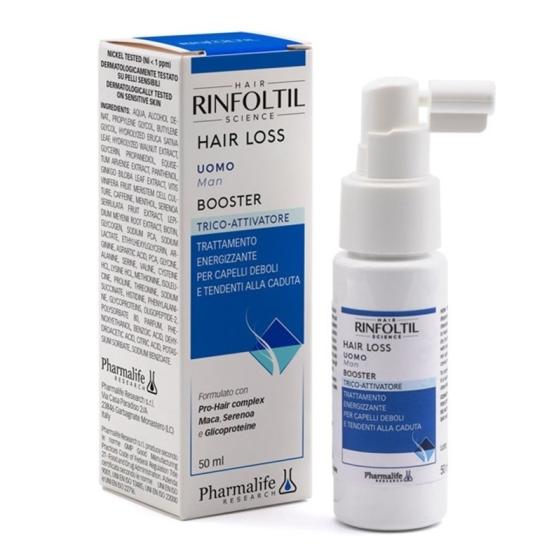 Активатор за растеж на коса при мъже - лосион с кофеин и биотин 50 мл